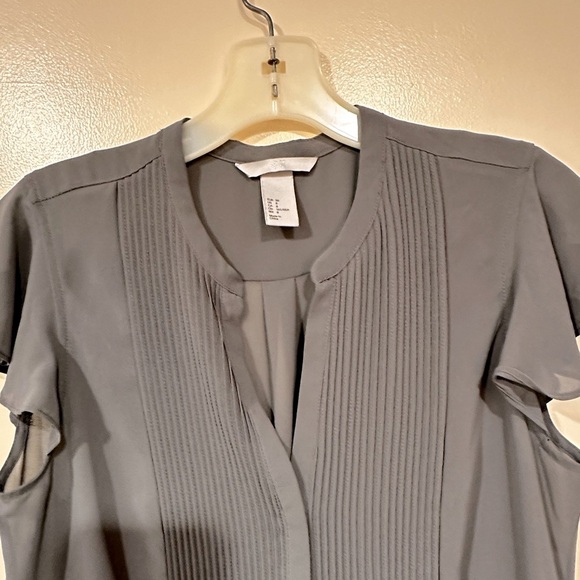 Gray Women's Casual Blouse - Picture 2 of 5